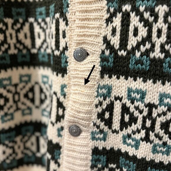 VTG Runox Scandia Strik Pure New Wool Danish Scandinavian Sweater Nordic M L - Picture 15 of 16